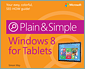 Windows 8 for Tablets Plain & Simple